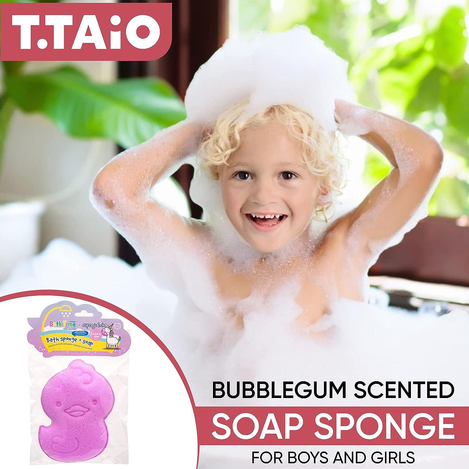 Esponja para Baño Bath Time con Jabón para Bebé