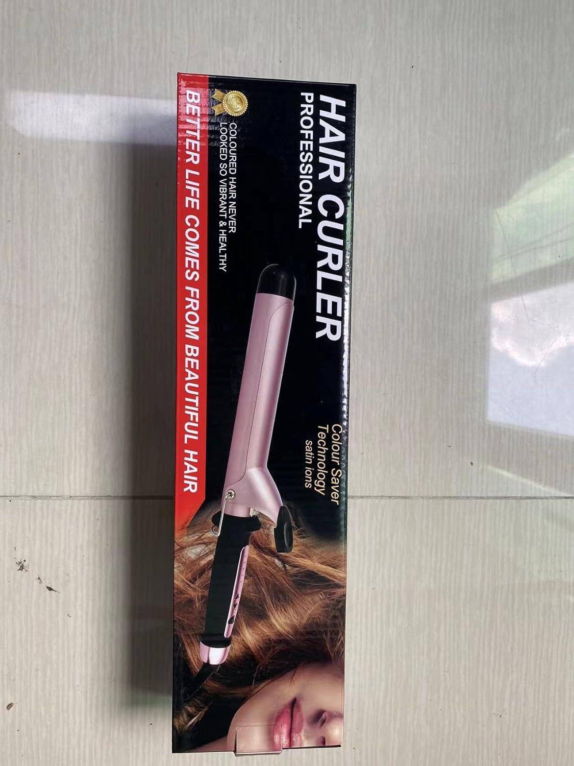 32mm Ceramic Curling Iron - Adjustable Temperature for Large Curls