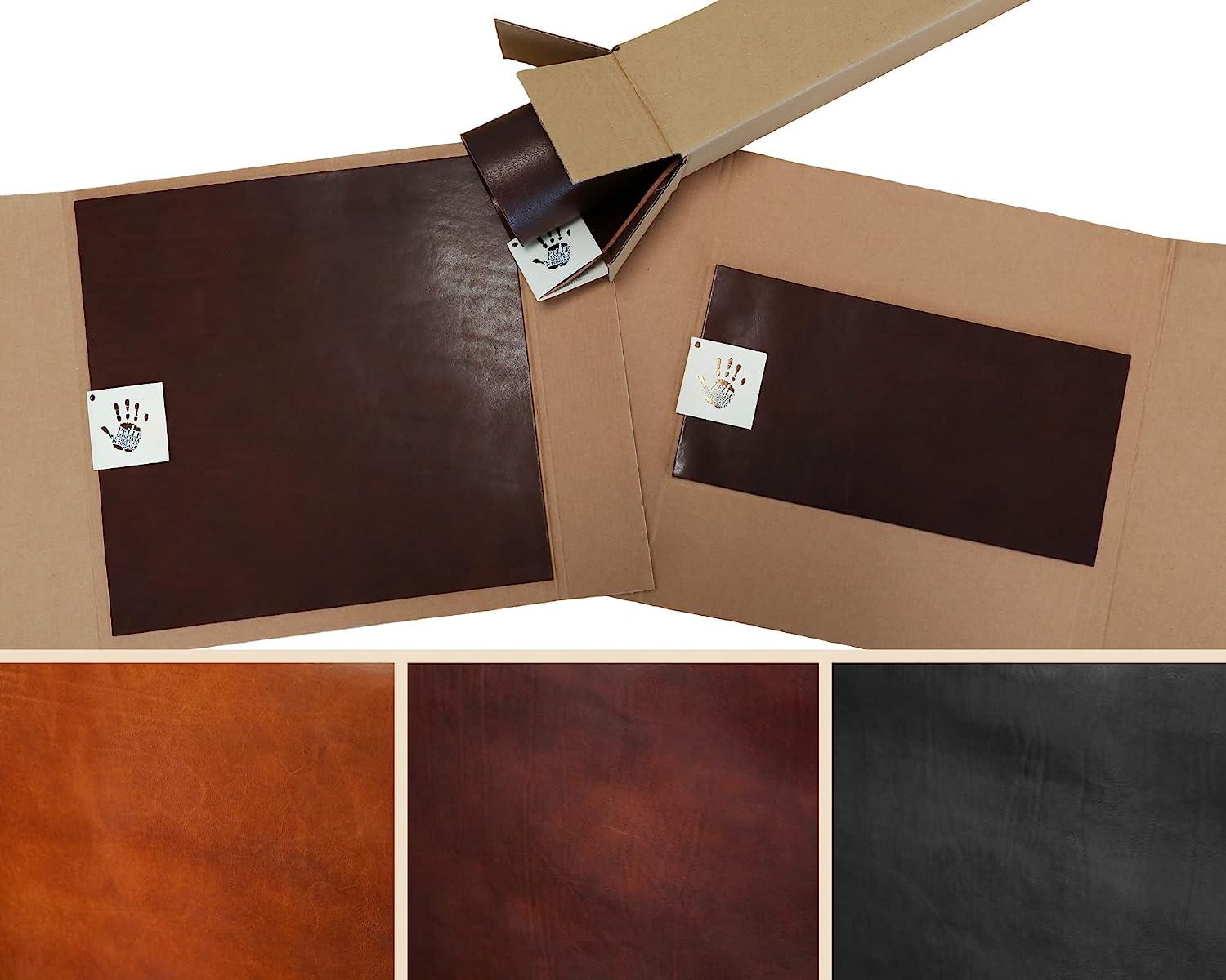  Leather Sheets Pre Cut 6x12.Premium Natural Grain