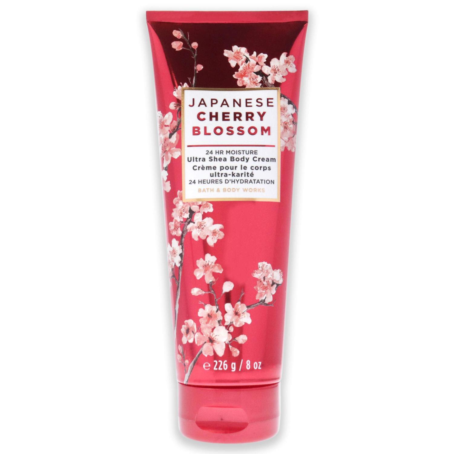 Bath & Body Works Japanese Cherry Blossom Body Cream 8 Oz Hydrating