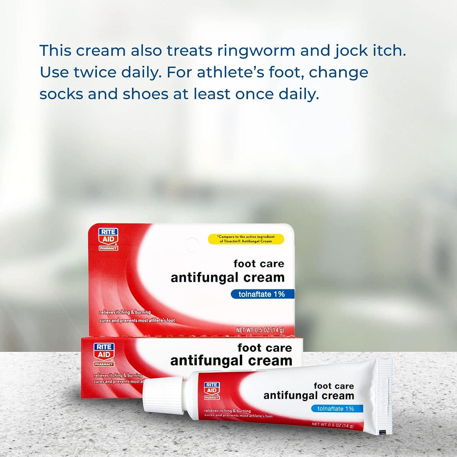 Rite Aid Athlete's Foot Cream Tolnaftate 0.5 oz Antifungal Cream