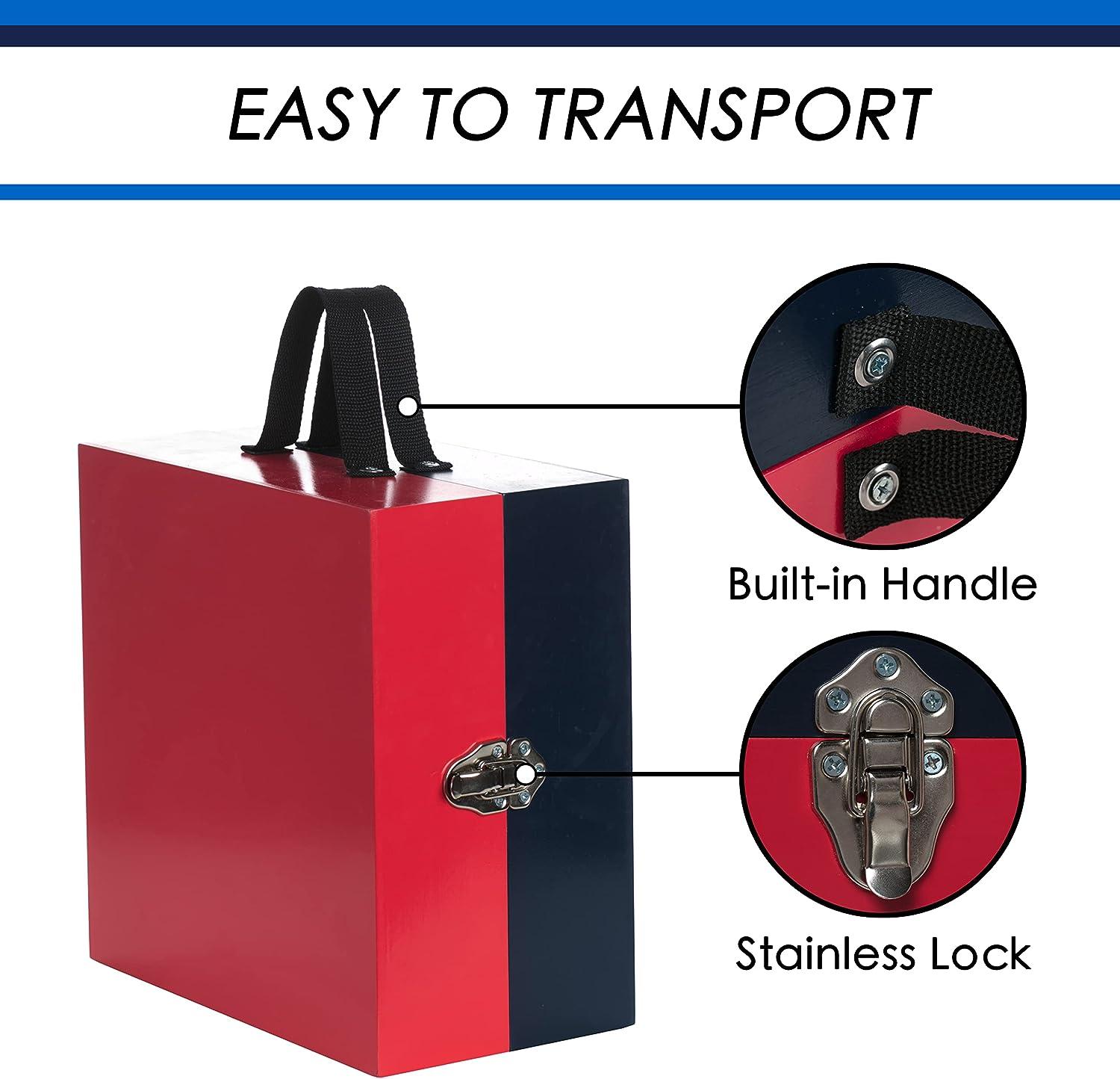 Washer Toss Game Outdoor Games Giant Yard Lawn Games Flag Pattern with