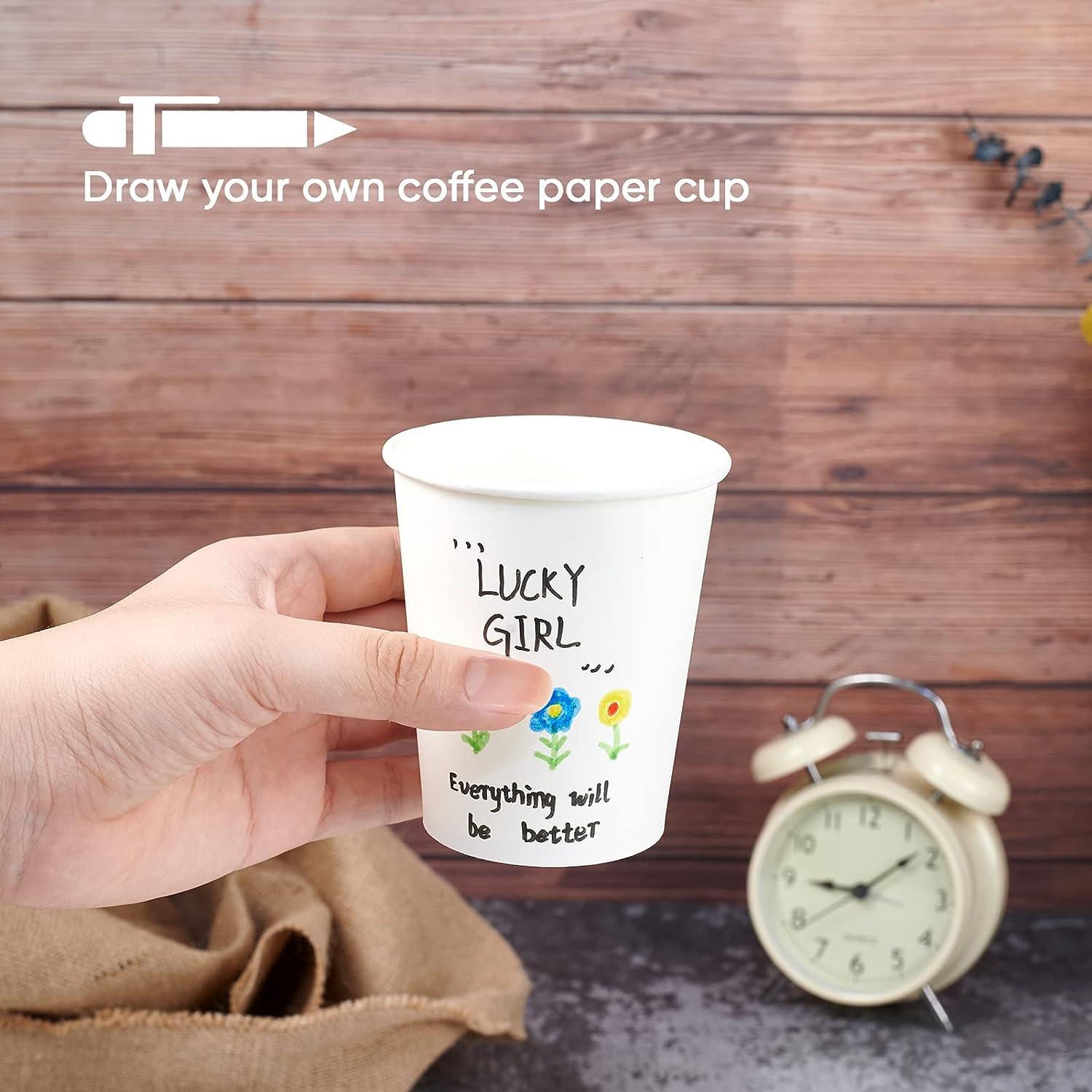 Huifany 12 Oz Coffee Cups 120 Pack, Disposable Coffee Cups 12 Oz Paper - View #2