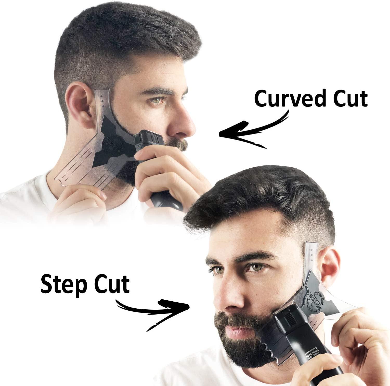 Beard Shaper & Beard Shaping Tool for Men, Beard Lineup Guide Template, Perfect for Styling and