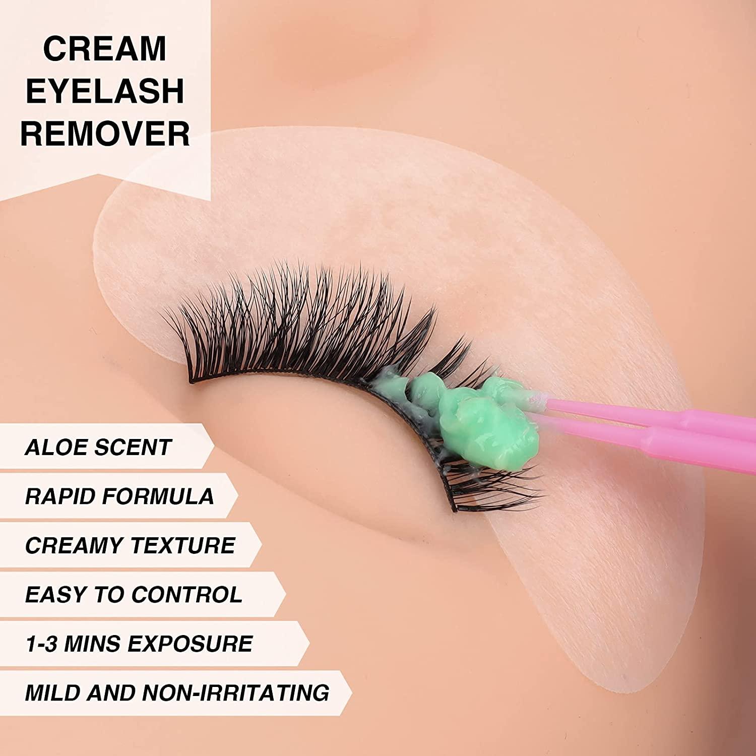 LASHVIEW Eyelash Extension Remover Cream, Light Aloe Flavor Cream