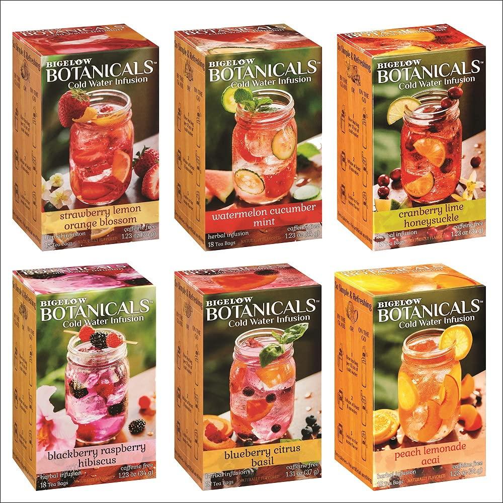Bigelow Botanicals Cold Water Herbal Infusion Variety Pack, Caffeine