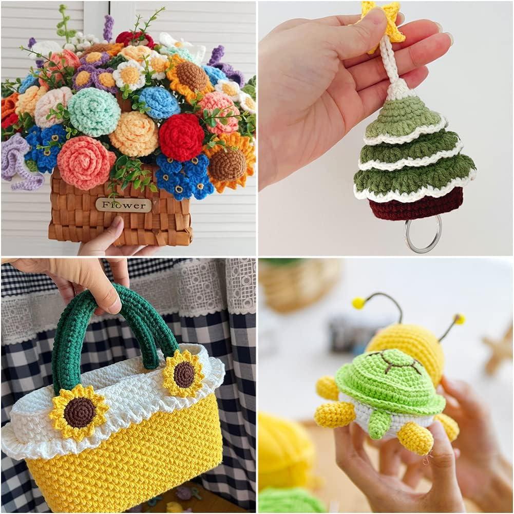 IMZAY 8mm Crochet Hooks, Ergonomic Handle Crochet Hooks for