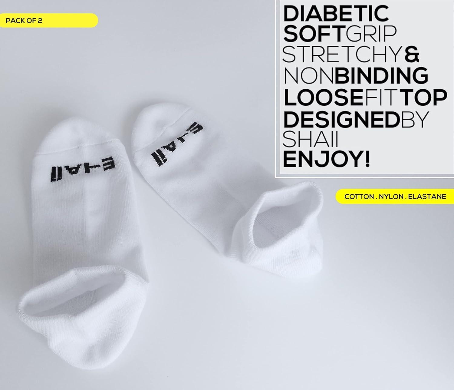 Diabetic no Show Low Cut Non Binding Loose fit Socks for Women (911