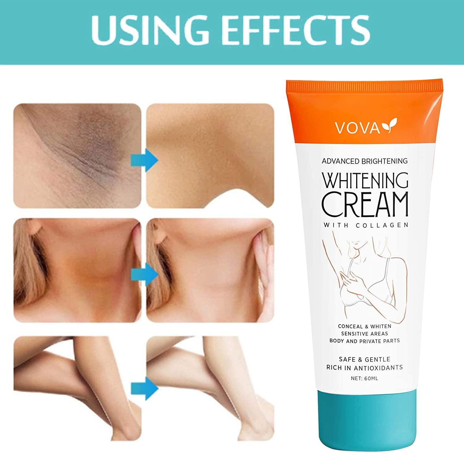 Underarm Cream, Dark Spot Cream- Brightening Nourishes Moisturizes  Underarm, Neck, Knees, Elbows, Between Legs 2 fl.oz