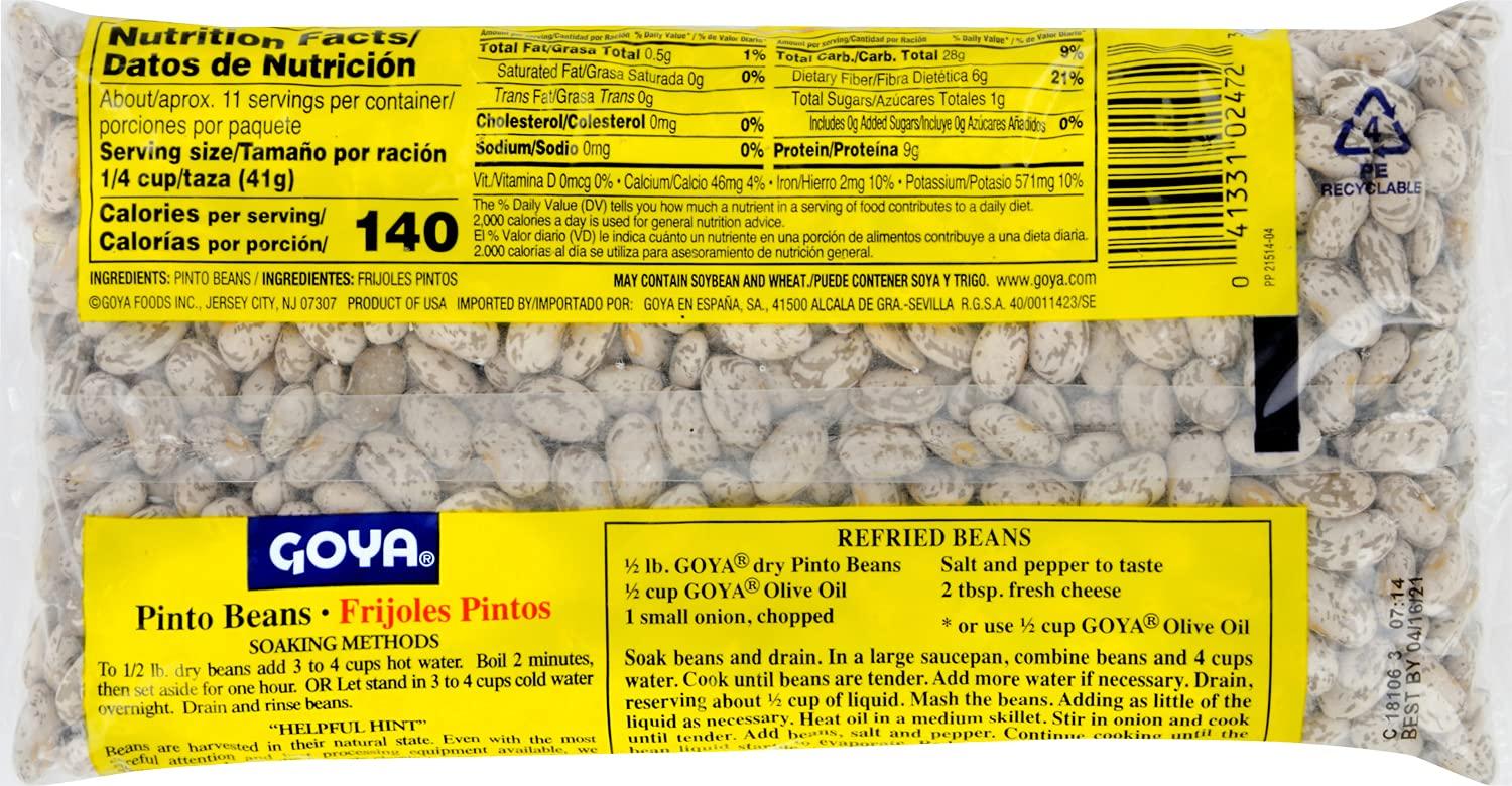 Goya Pinto Beans, Dry, 16 oz