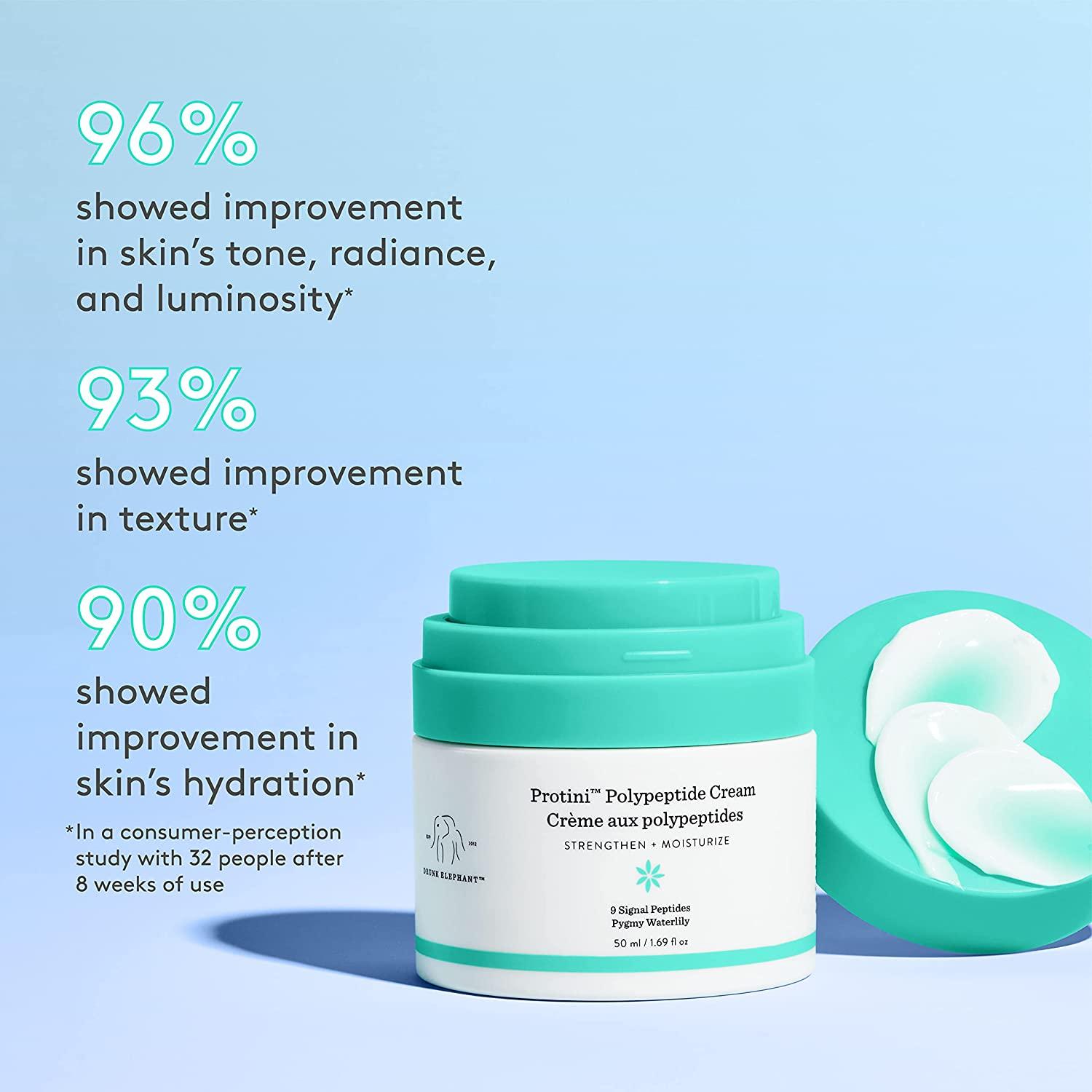 Drunk Elephant Protini Polypeptide Cream Mini Protein Moisturizer with Amino Acids (0.5 oz)