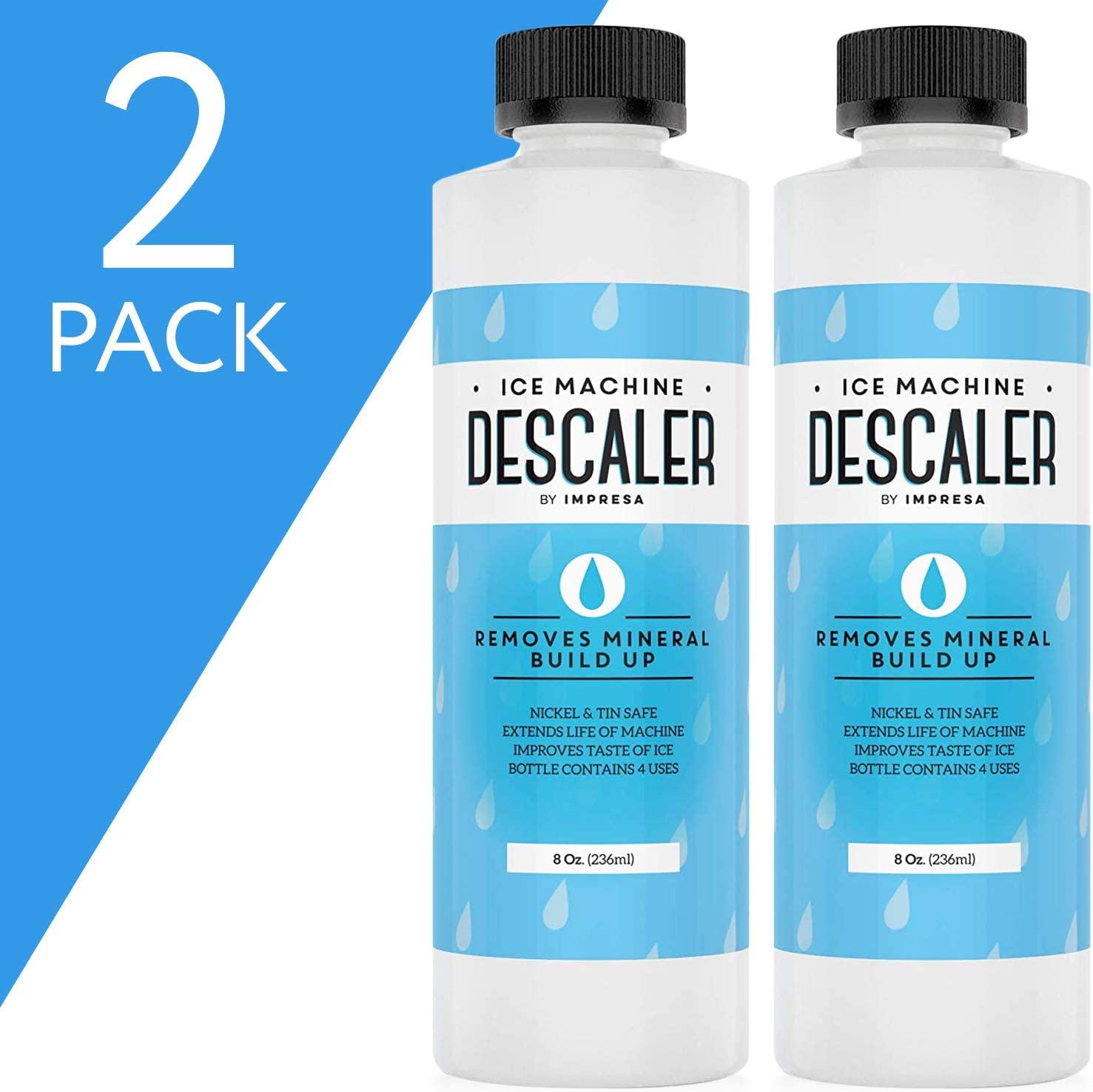 2-Pack Ice Machine Cleaner/Descaler - 8 Total Uses (4 Uses Per Bottle) -  Made in USA - Compatible with Scotsman, Manitowoc, Opal and many others (Ice  Maker Cleaner/Icemaker Cleaner)