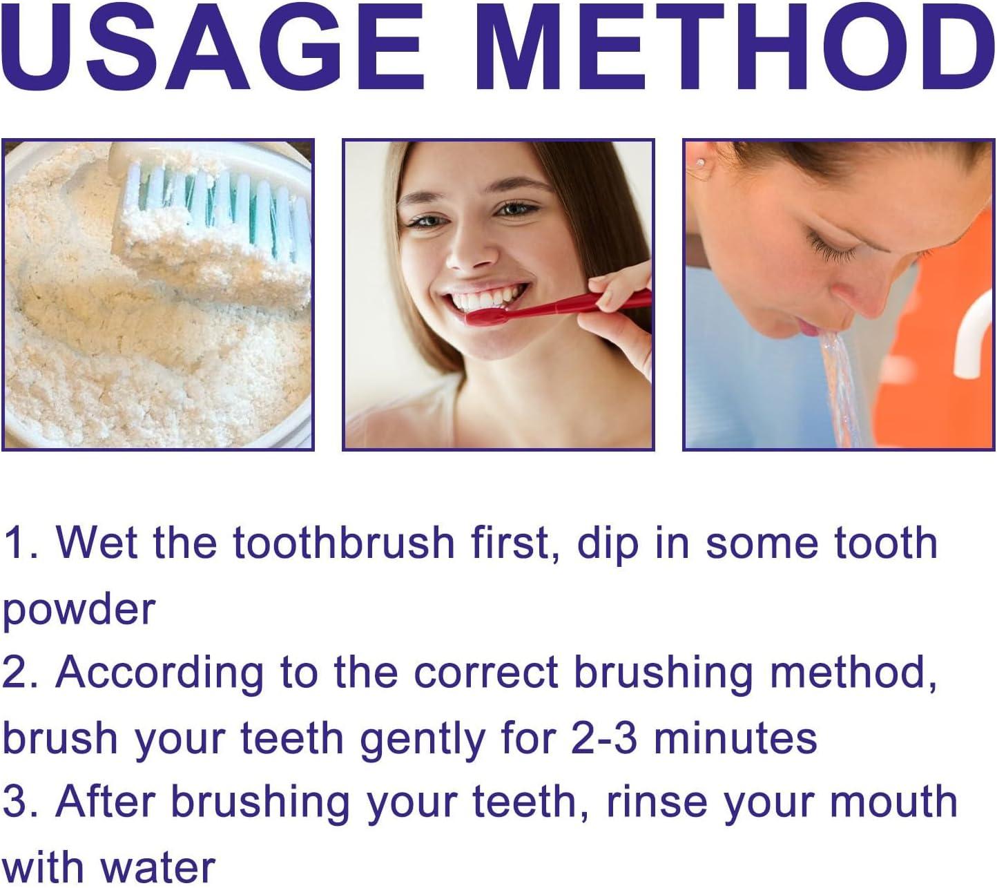 3 Days Tooth Elevator Powder & Stain Remover - Safe for Enamel Purple ...