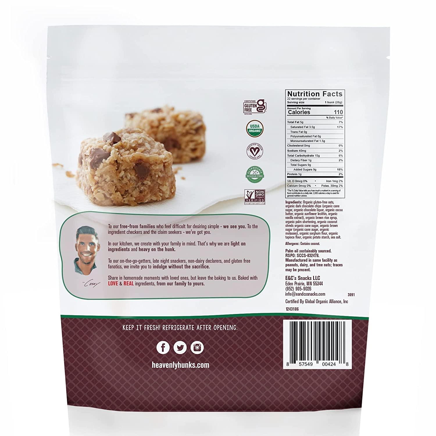 Heavenly Hunks Oatmeal Dark Chocolate 22 oz Bag