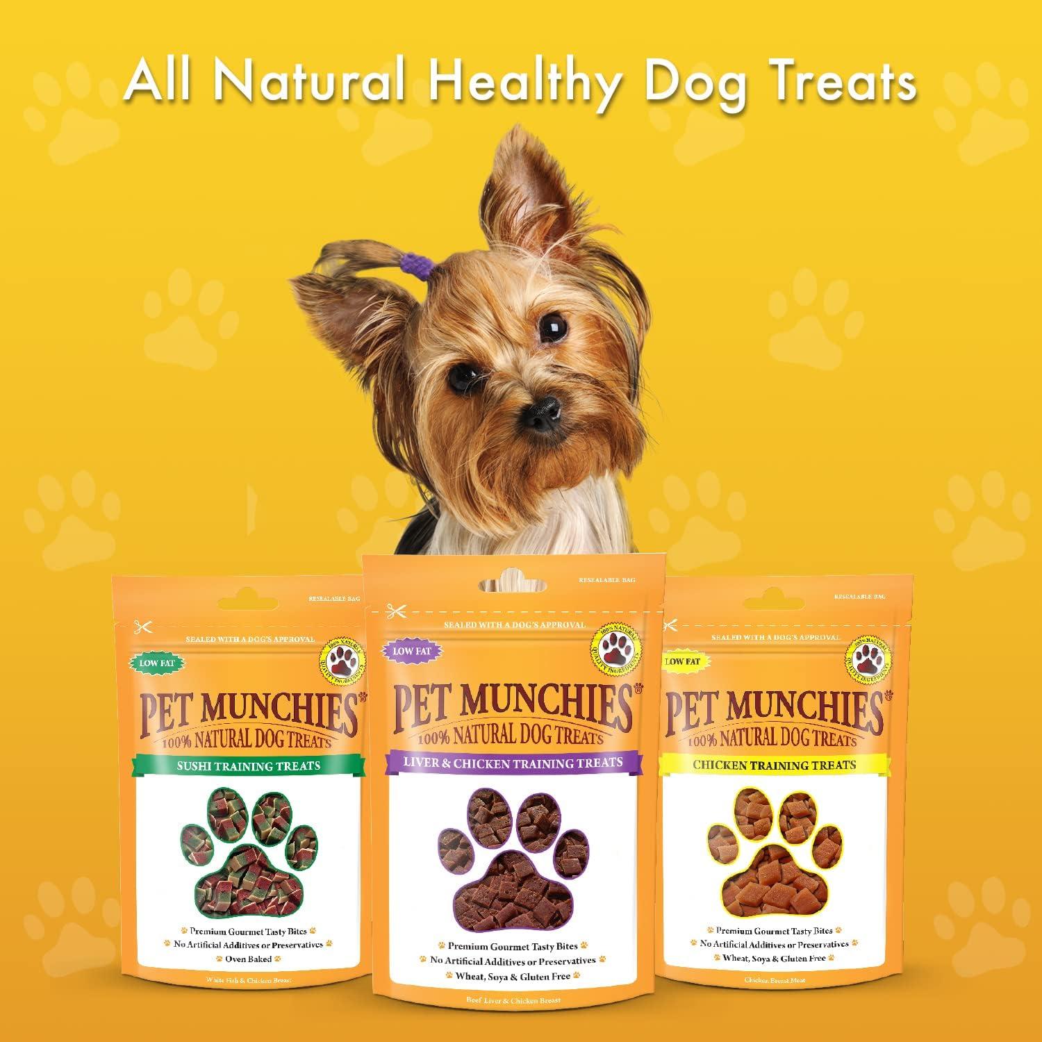 Pet Munchies Venison Beef Liver Dog Training Treats Grain Free