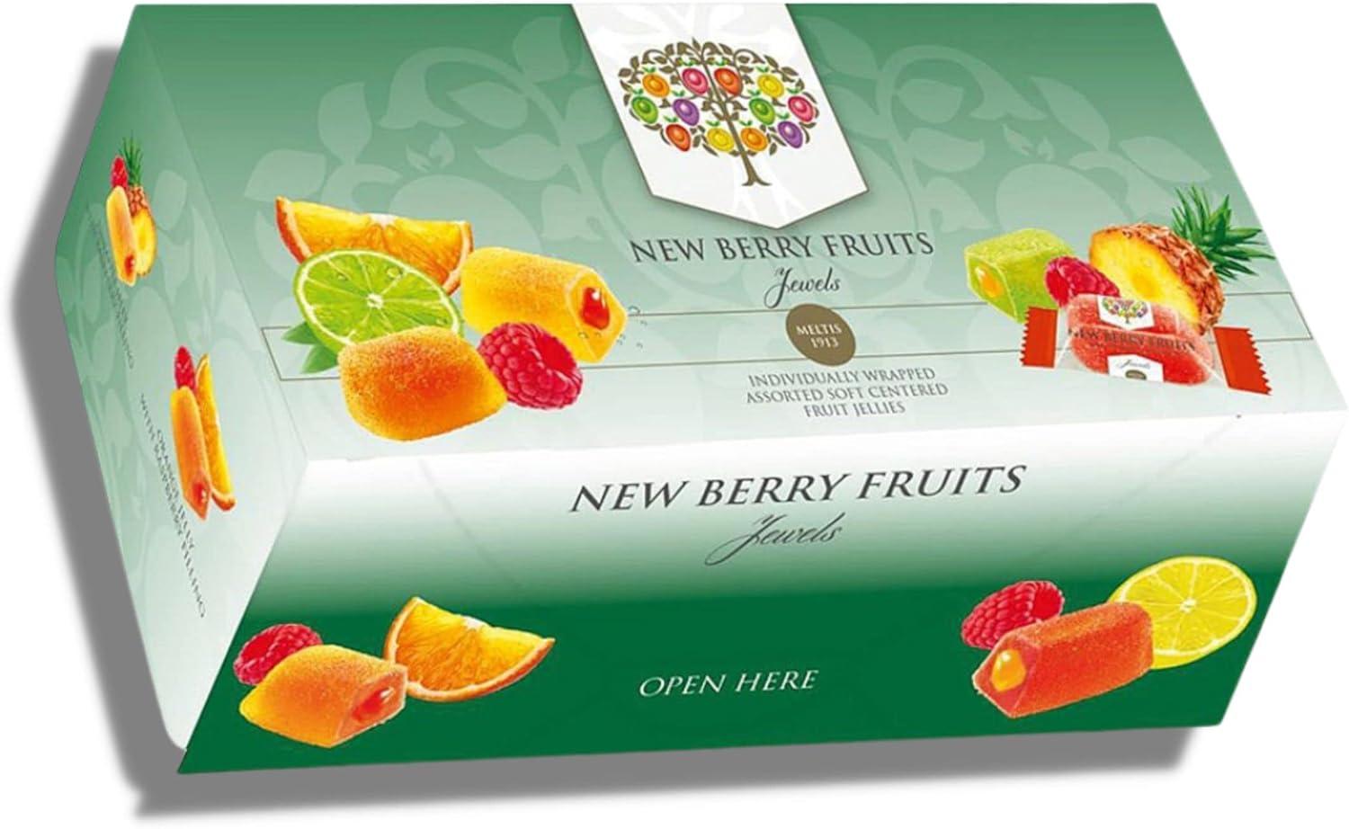 Jelly Fruits Pack of 4 Newberry Fruits Jewels Soft Centred Fruit Jelly