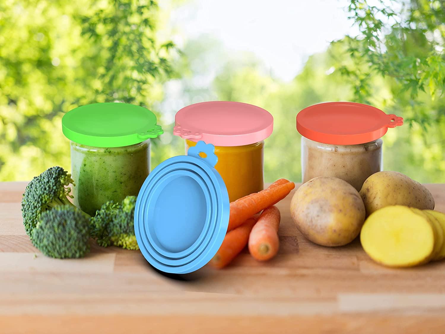 6 Pcs Food Can Lids Pet Can Covers for All Standard Size Dog and Cat