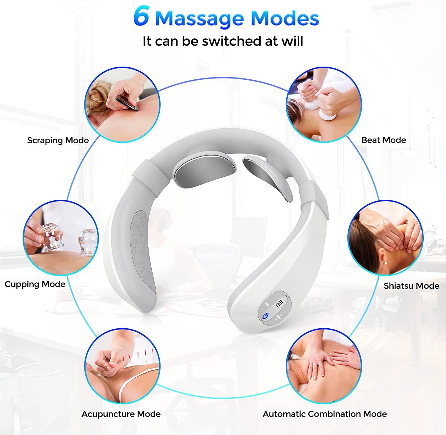 Master Massage EGM Remote Intelligent Wireless Neck Massager with Heating  System, 6 Pulse Modes & 15…See more Master Massage EGM Remote Intelligent