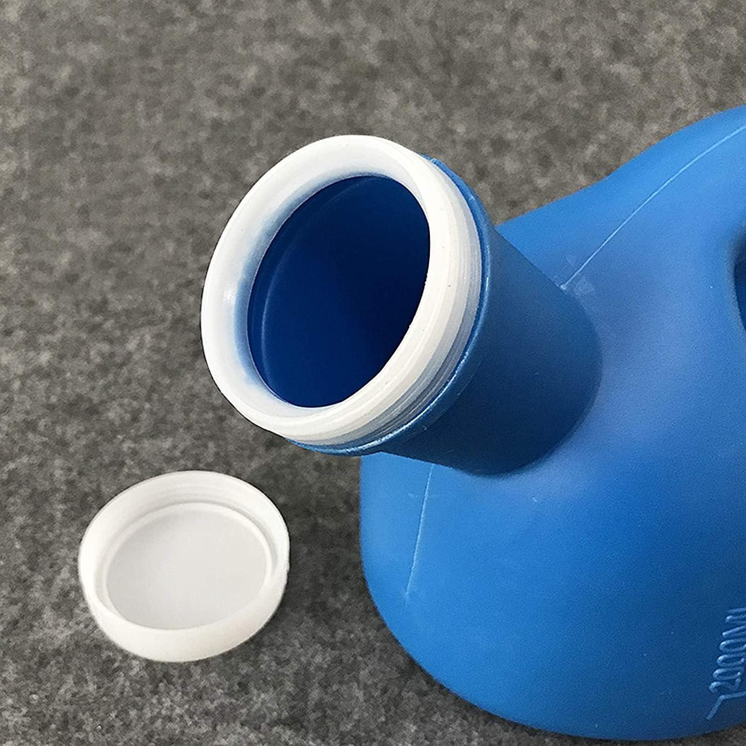 YUMSUM 3000ML Large Male Urinal Portable Mens Potty Pee Bottle Collector Travel Toilet Blue - View #6