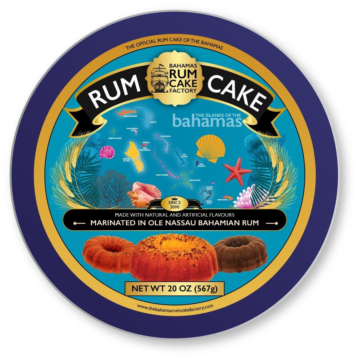 Ole Nassau Banana Rum Cake 20 oz Authentic Bahamian Rum Cake from The
