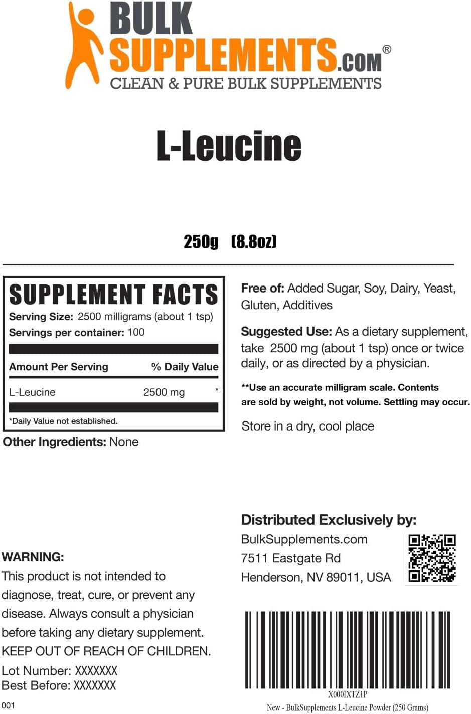 LLeucine Powder Amino Acid Nutritional