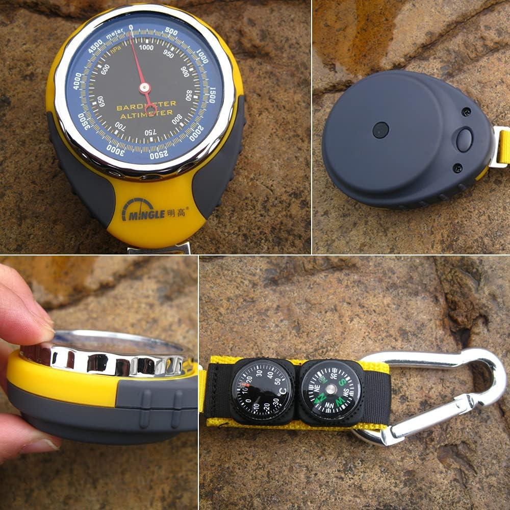4 In 1 Digital Mini Altimeter/barometer/compass/thermometer for Outdoor  Hiking
