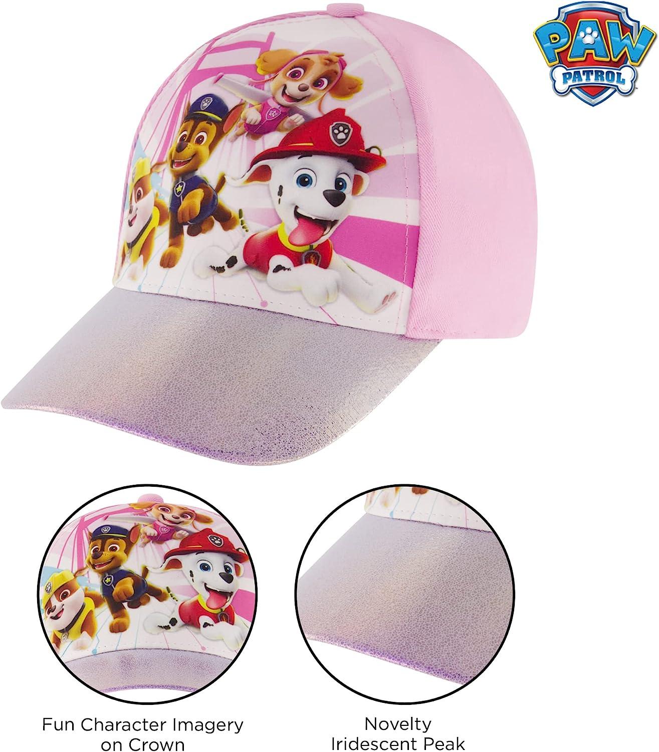 Nickelodeon Paw Patrol Girls Baseball Cap (Size 2T-7), Pink, 2-4T