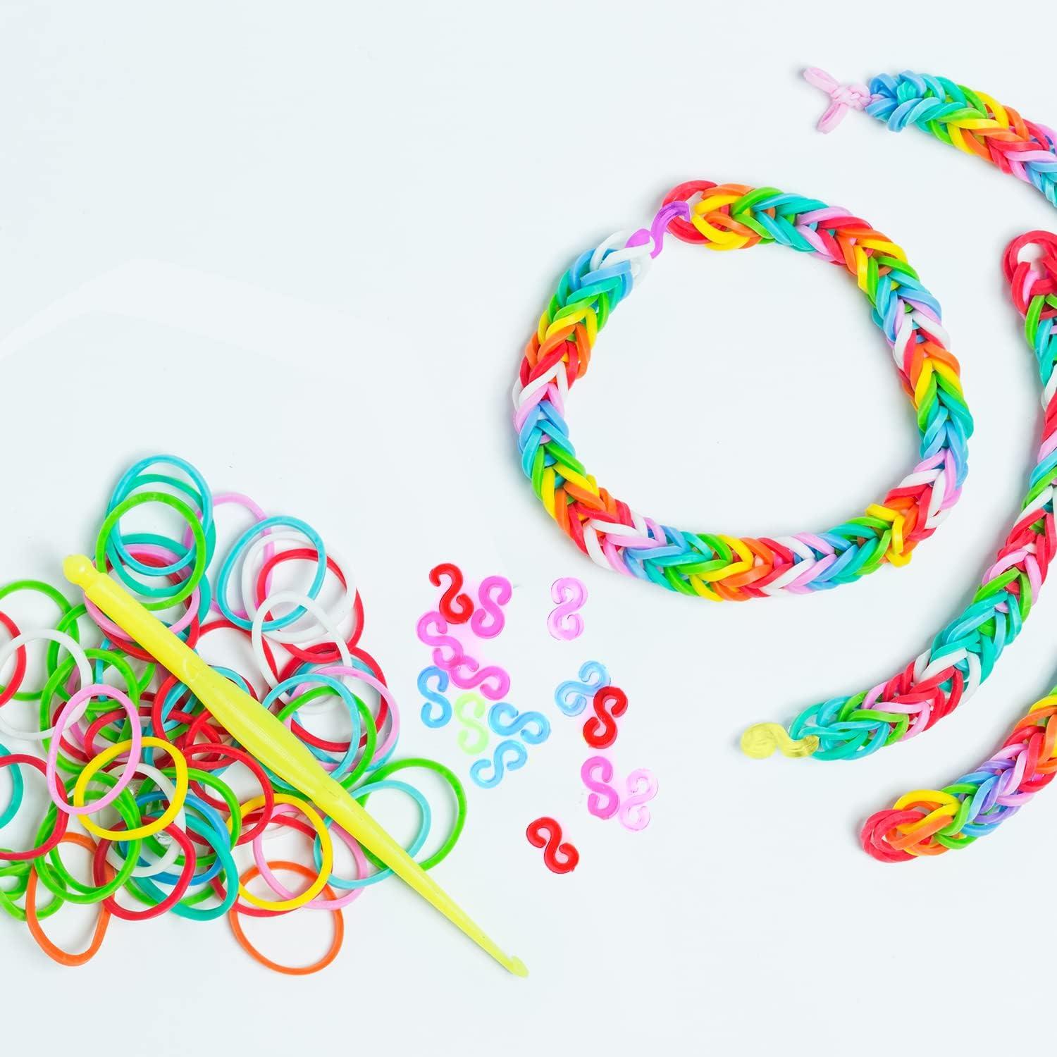 Amazon.com: Pony Beads Bracelet Making Kit, Rainbow Kandi Beads for Jewelry  Making DIY, Hair Beads for Braids for Girls Women with Hair Beaders Rubber  Bands Elastic String, Ideal School Gift
