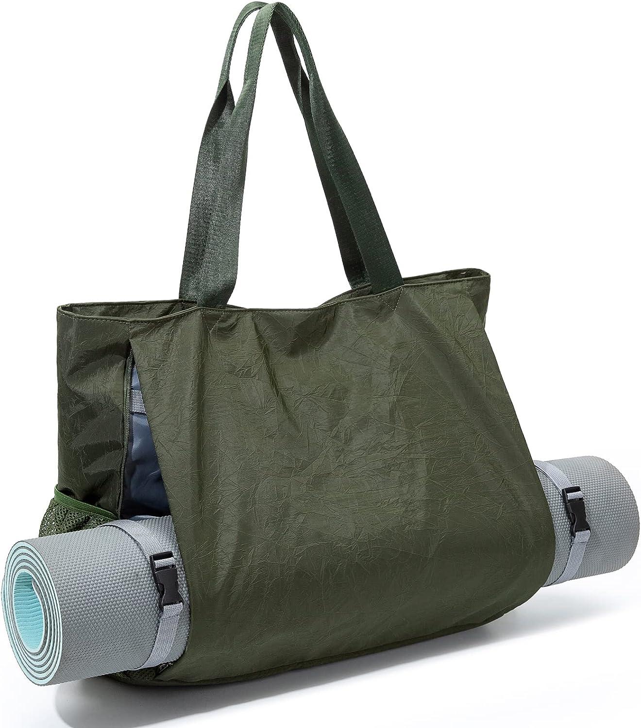 Yoga Mat Bag Waterproof Large Capacity Women Pilates Gym Fitness Pad Pocket  Multifunction Single Shoulder Easy Carry Yoga Bags