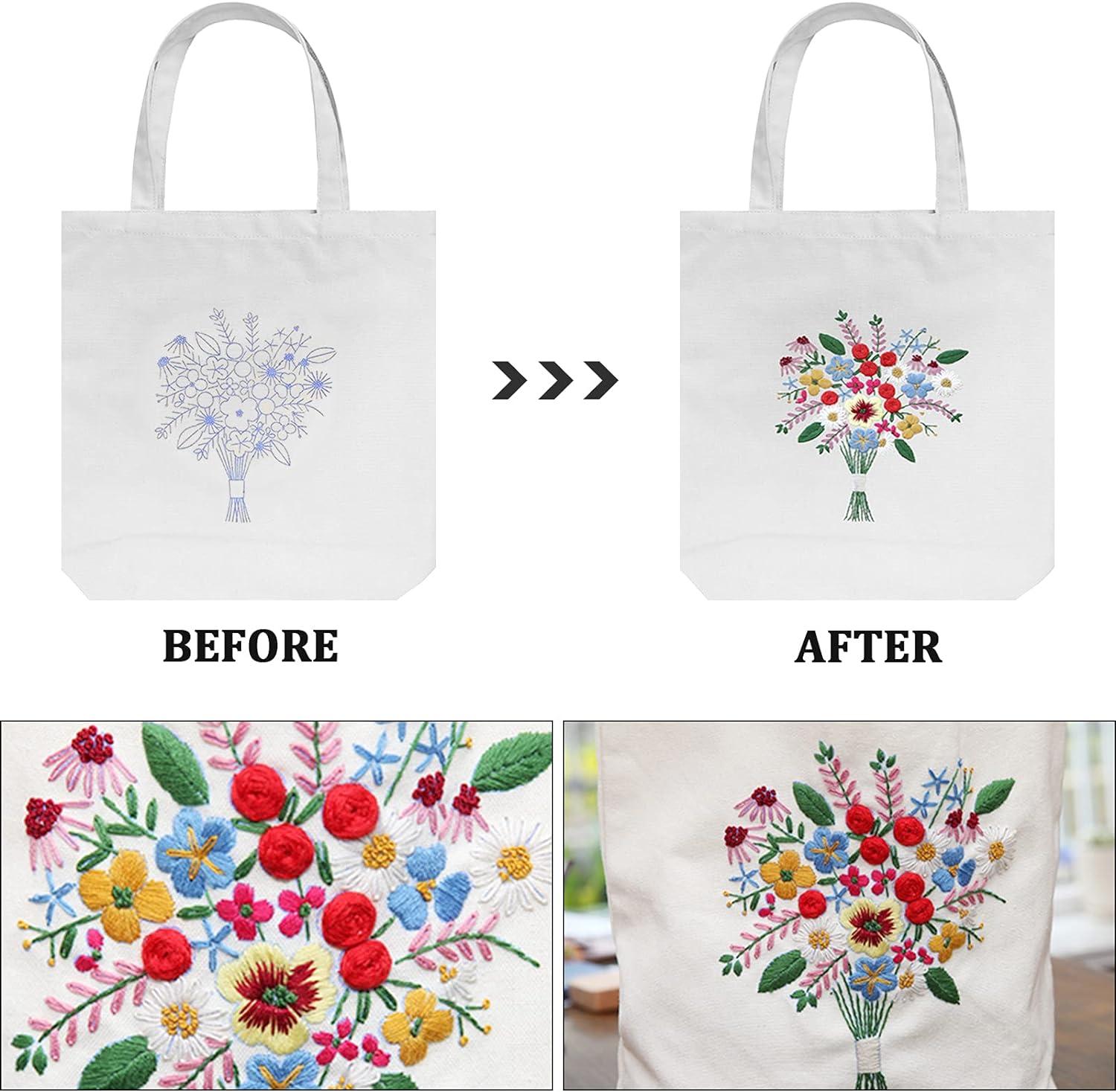How To Cross Stitch On A Tote Bag