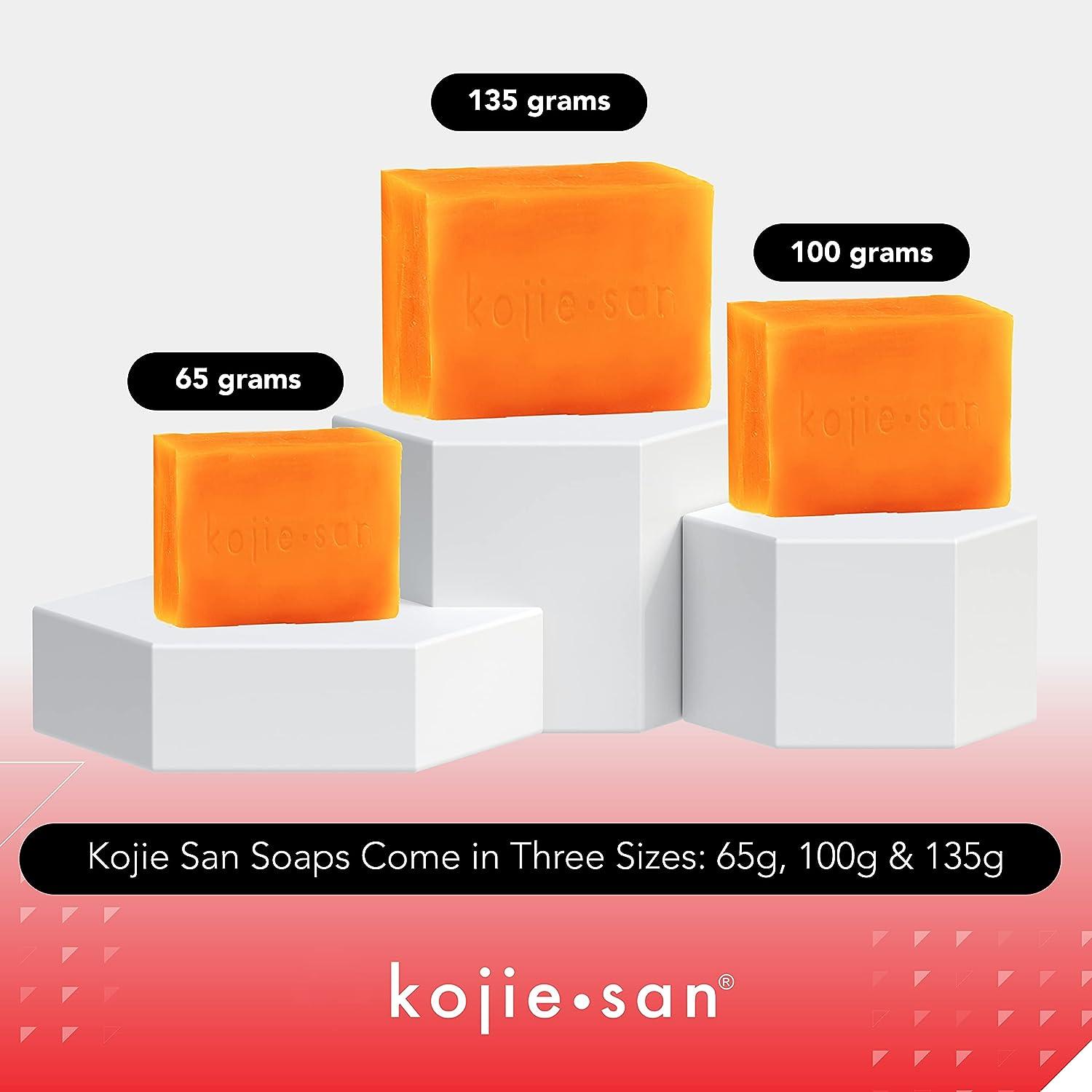 Kojie San Skin and Body Brightening Soap - Original Kojic Acid Soap for  Dark Spots, Hyperpigmentation, & Scars with Coconut & Tea Tree Oil - 65g –  65g