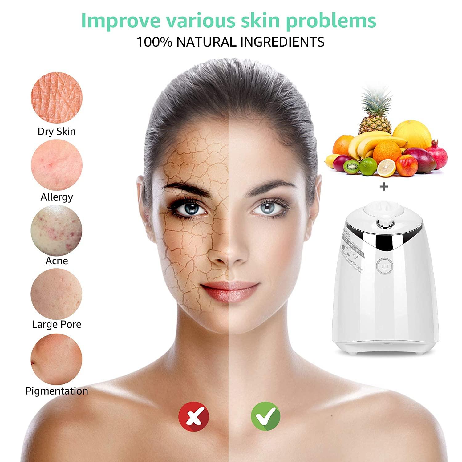 JJ.Yoma Professional Facial Cream Maker Machine DIY Automatic Facial Mask Maker with Human