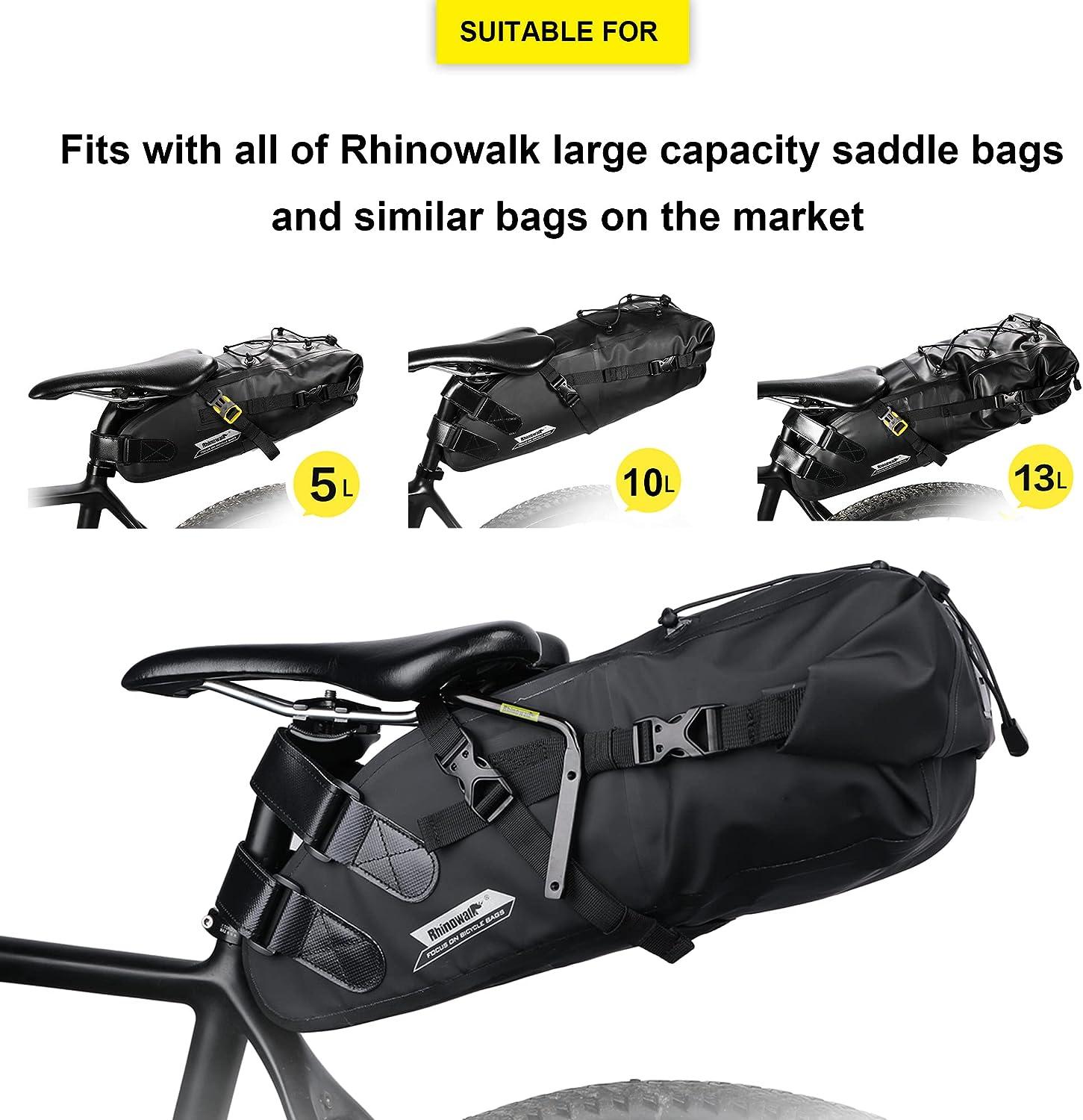 Rhinowalk Bicycle Saddle Bag Stabilizer Support for Saddle Bag Anti Shaking  (with Protective Rubber)