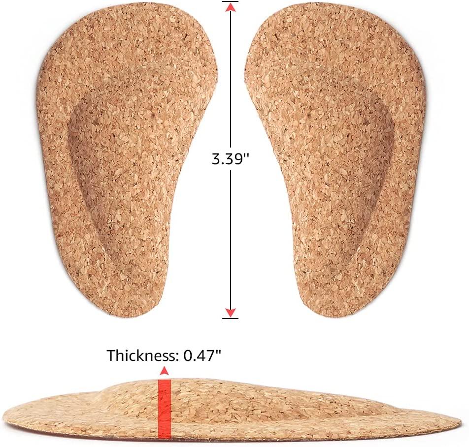 Dr. Foot's Arch Support Shoe Insoles for Flat Feet, Gel Arch Inserts