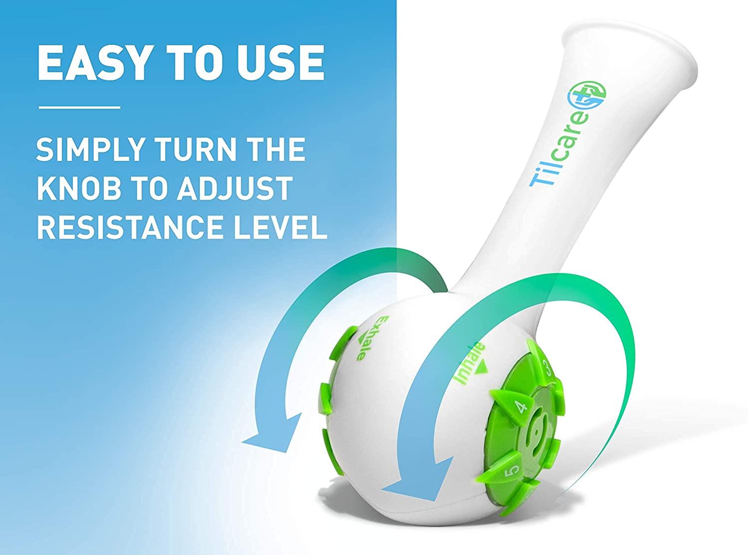 Inspiratory Expiratory Muscle Trainer by Tilcare Perfect Breathing