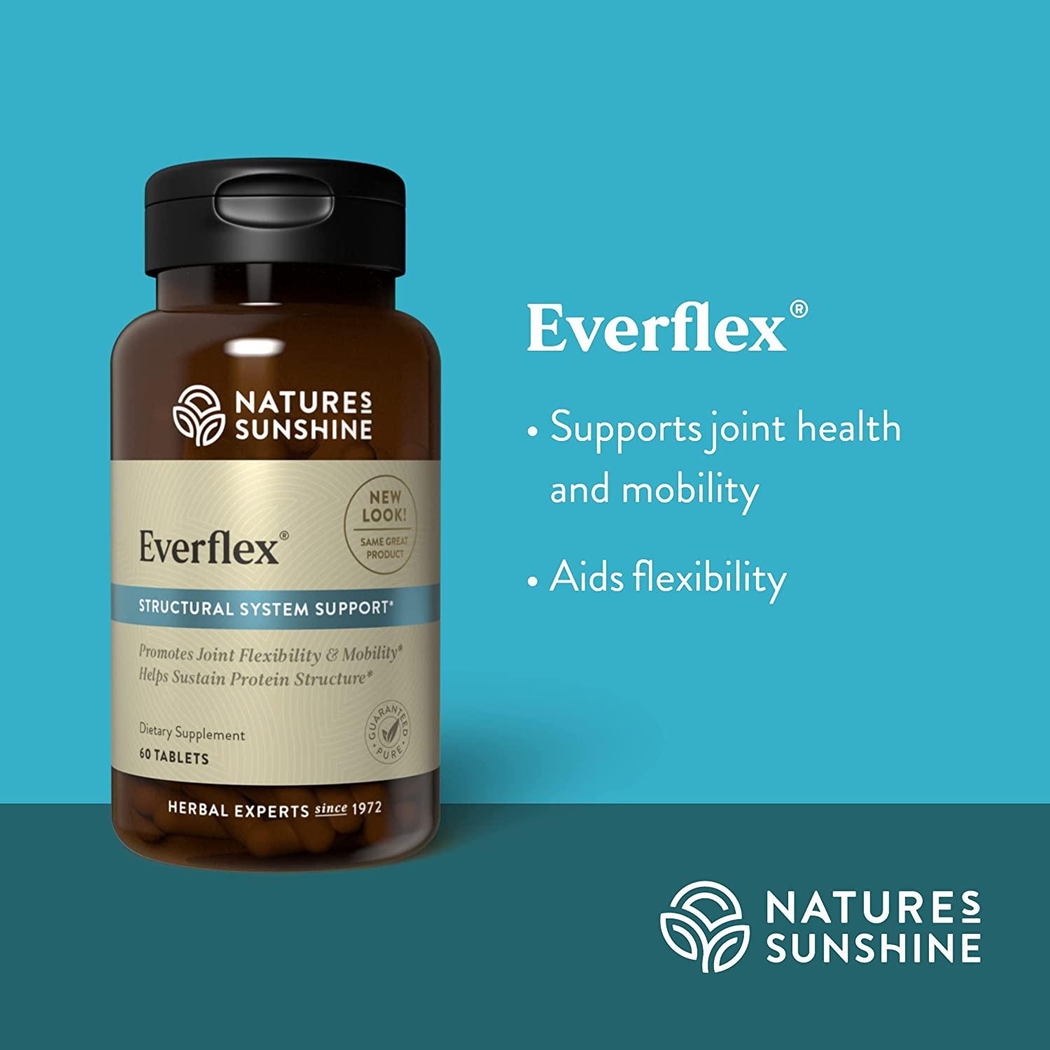 Nature's Sunshine EverFlex with Hyaluronic Acid, 60 Tablets, Powerful