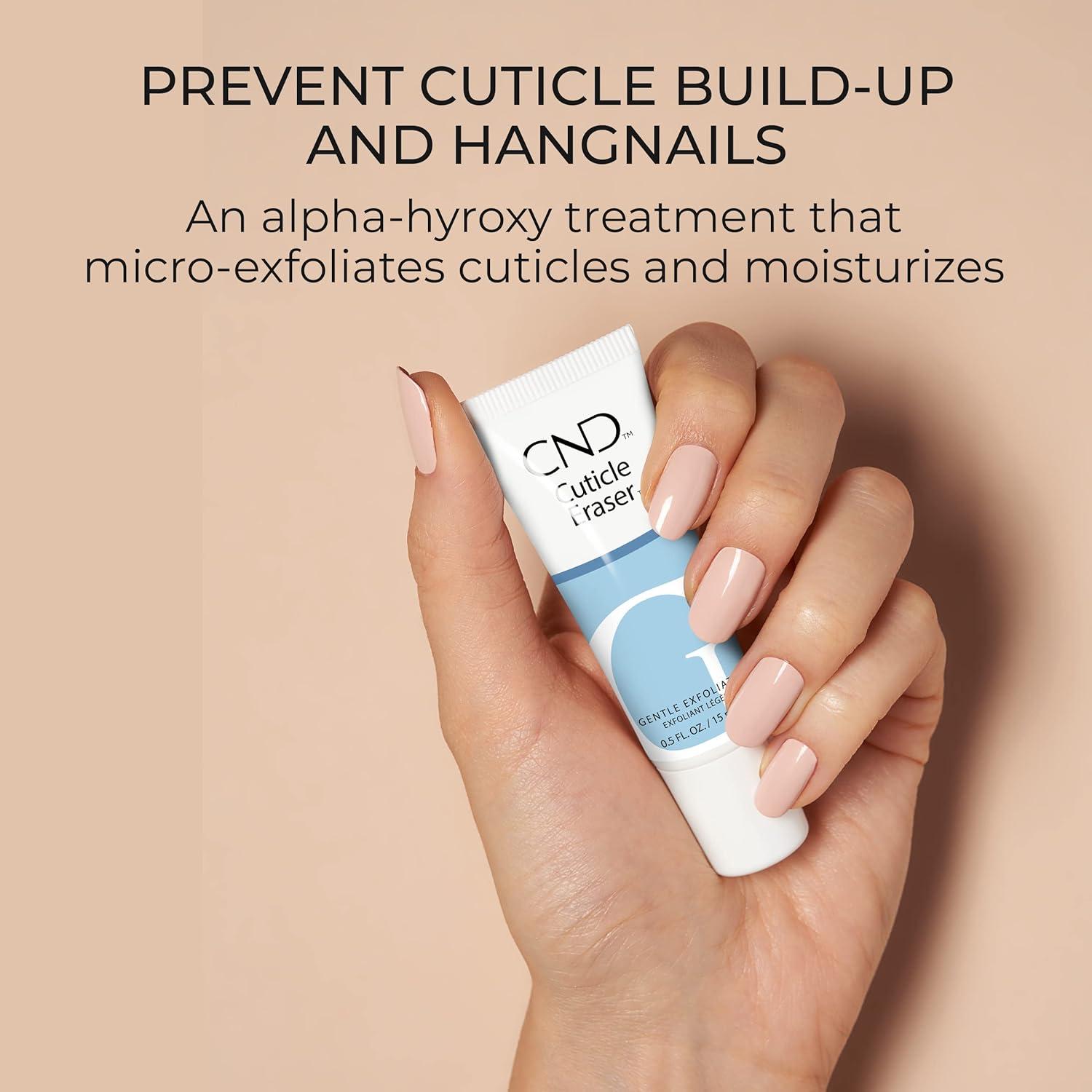 CND Cuticle Eraser Gentle Exfoliator for Women 0.5 oz