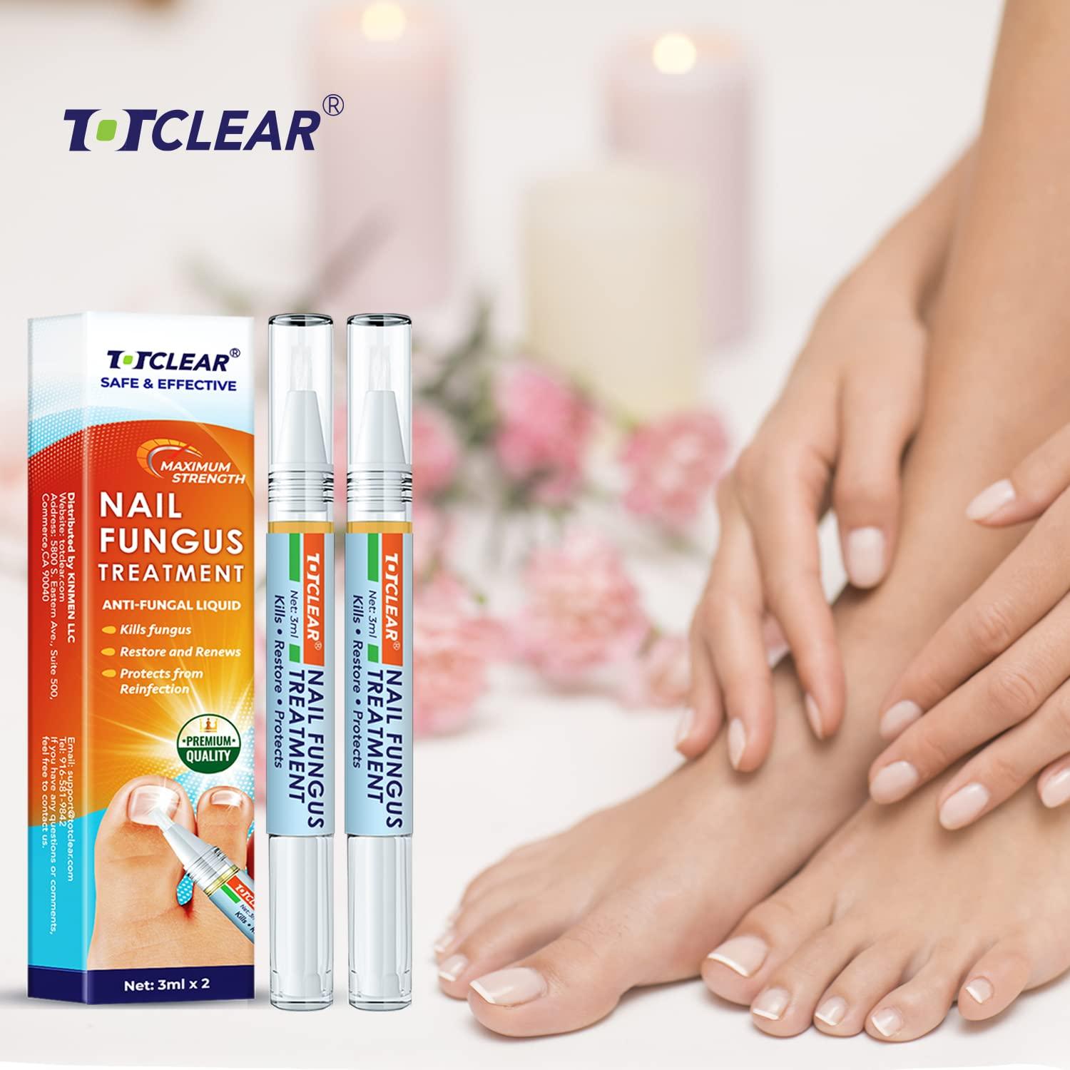 TOTCLEAR Nail Repair Treatment Renew Damaged Toenail and Fingernail
