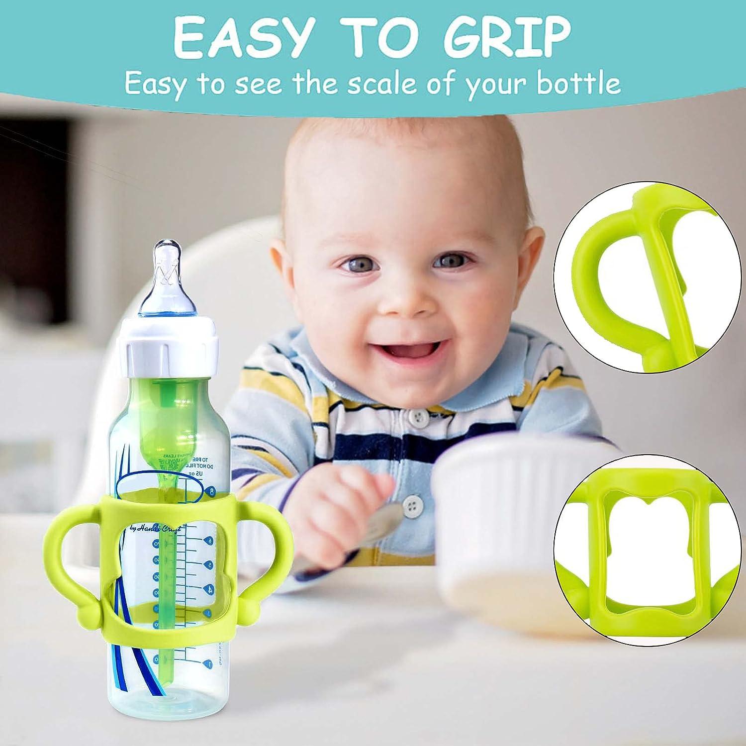 4Pcs Bottle Handles for Dr Brown Narrow Baby Bottles Easy Grip