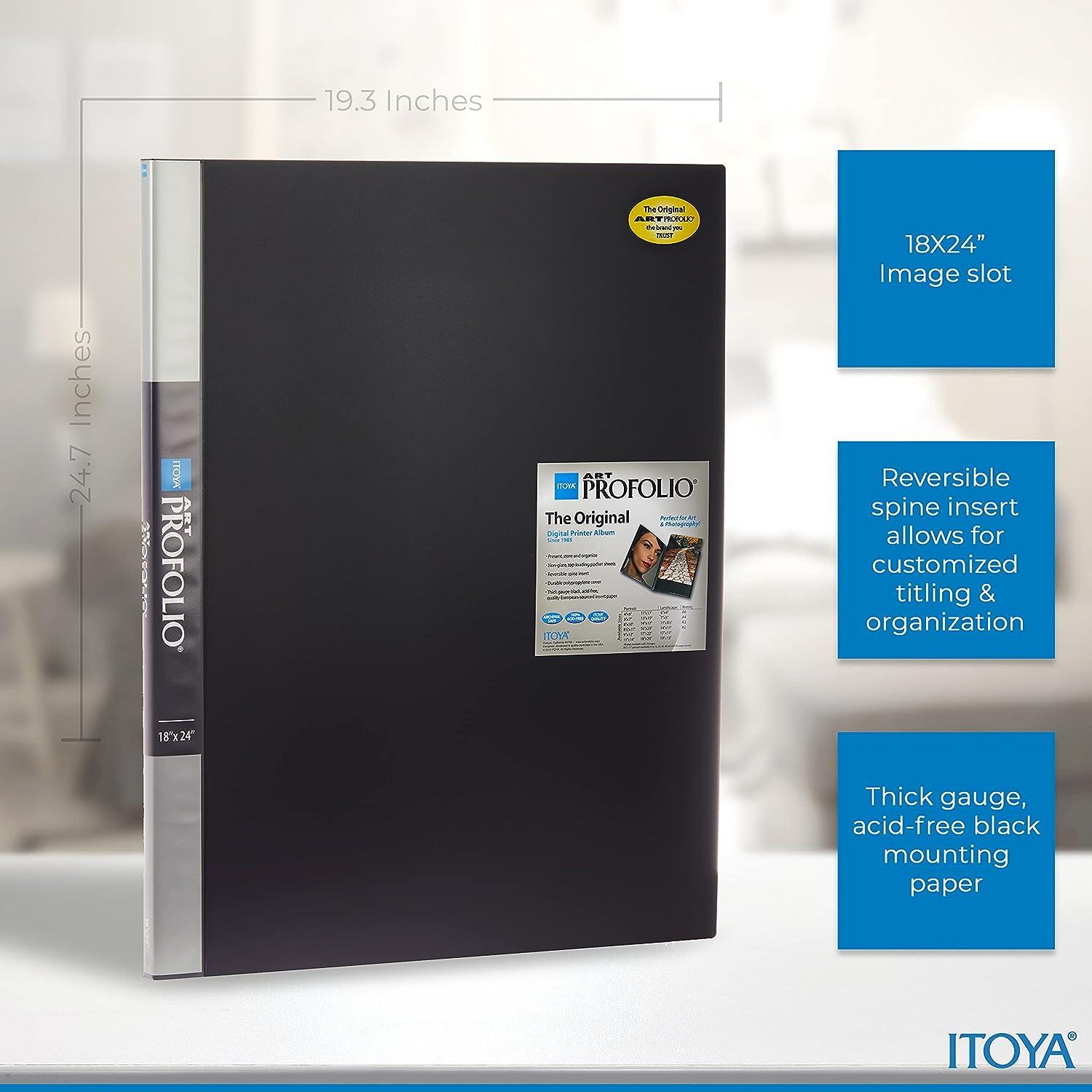 Itoya Polyproplene Art Storage/Display Book 18x24 24 Pages 48 Views