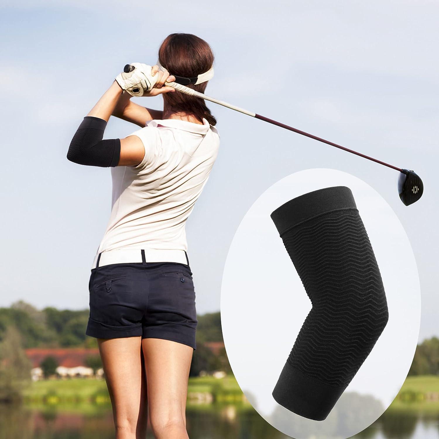 uxcell Elbow Compression Sleeve (1 Pair) Elbow Brace for Tendonitis and