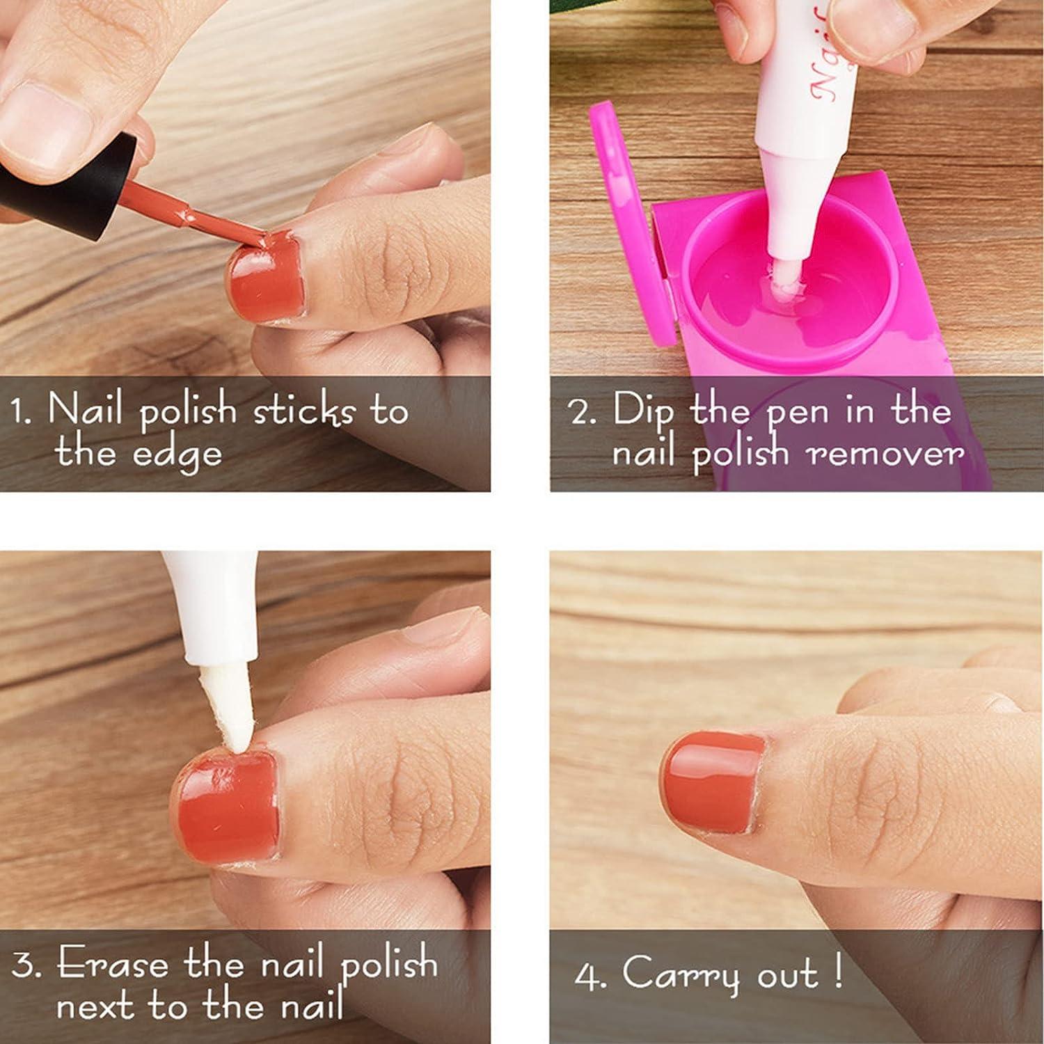Ncana Nail Polish Corrector Remover Pen Dual Tipped Art