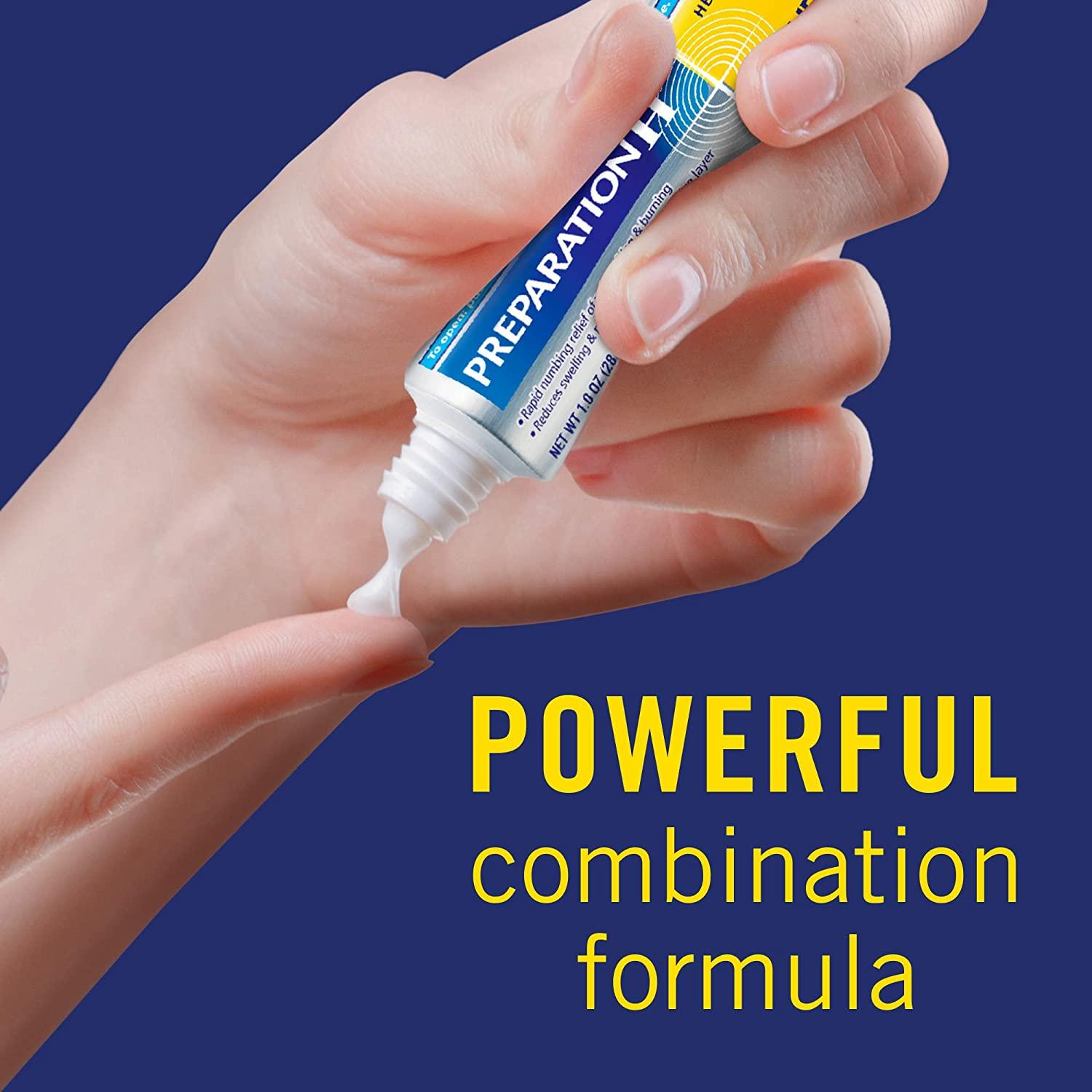 Preparation H Rapid Relief Hemorrhoid Cream with Lidocaine 1 Oz Tube