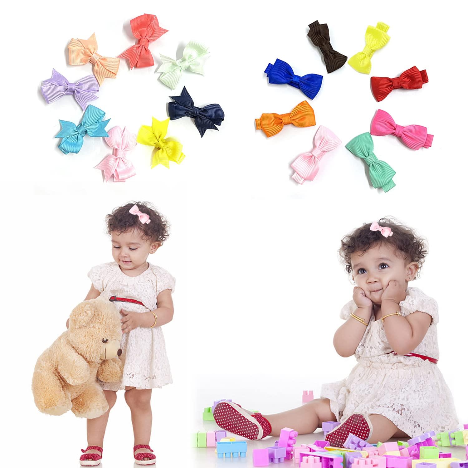 32 High-Quality Baby Hair Clips Creative Comfortable Mini Hair