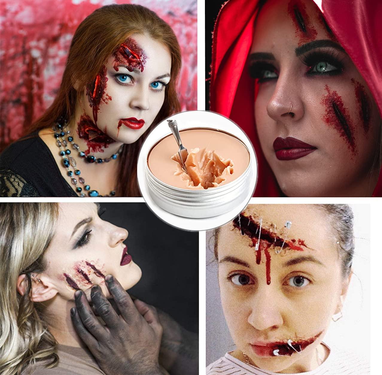 Halloween Makeup Wax For Special Effects Fake Scar Skin Body