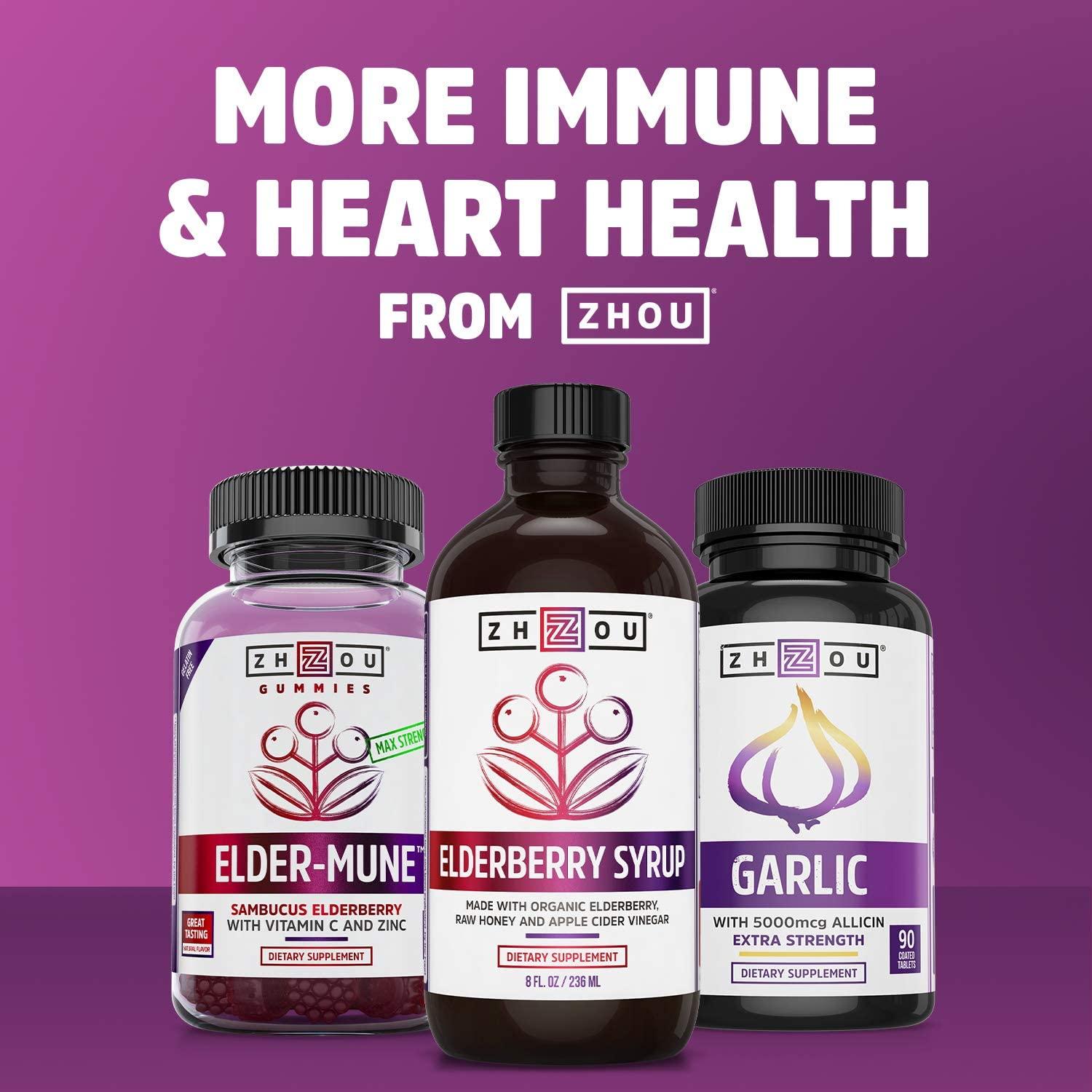 Zhou Resveratrol Supplement Healthy Aging Immune System Heart Health