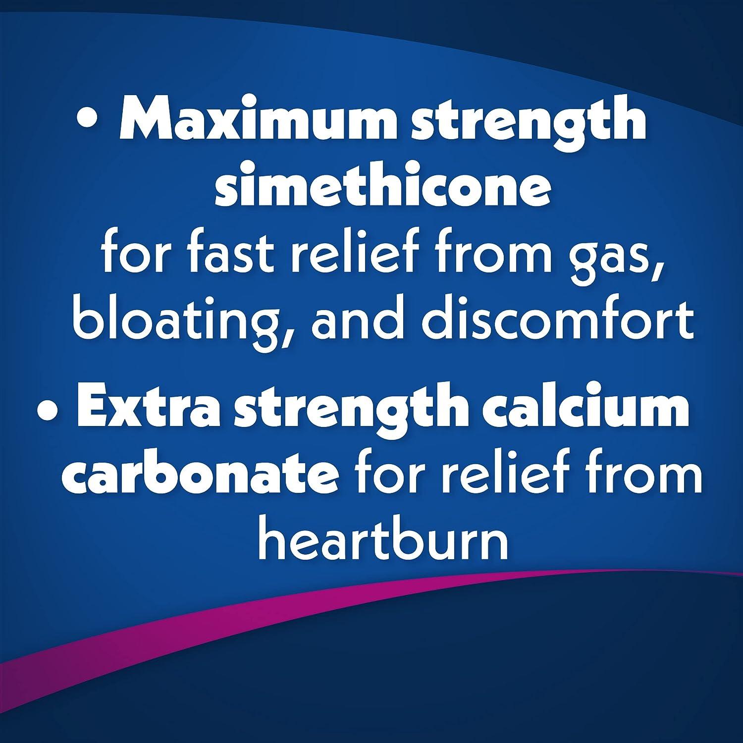 GasX Total Relief Chewable Tablets Maximum Strength Gas & Heartburn