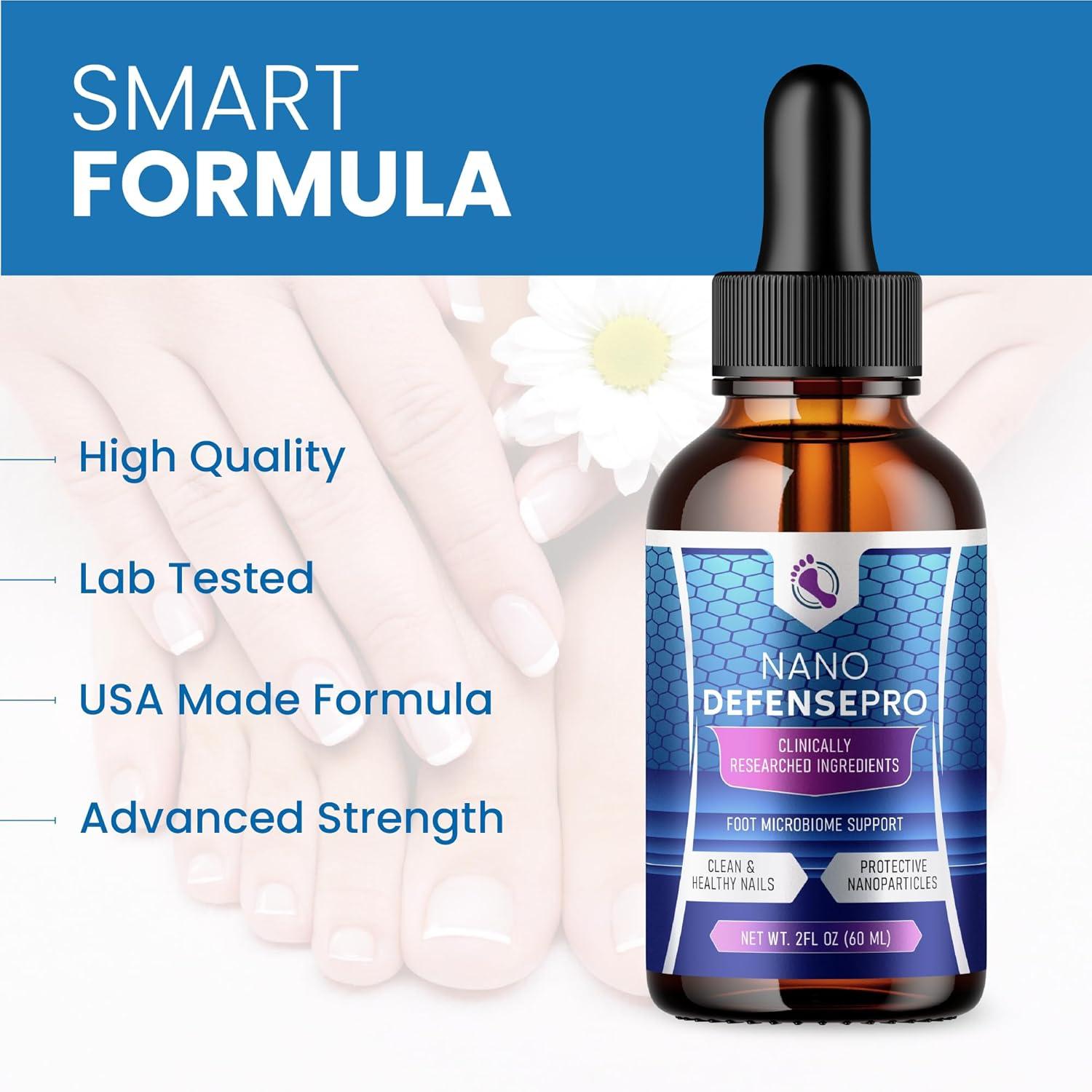 Nano Clear Advanced Toenail Fungus Reviews Nano Defense Pro Antifungal Liquid for Toenail Fungus - Fast Acting