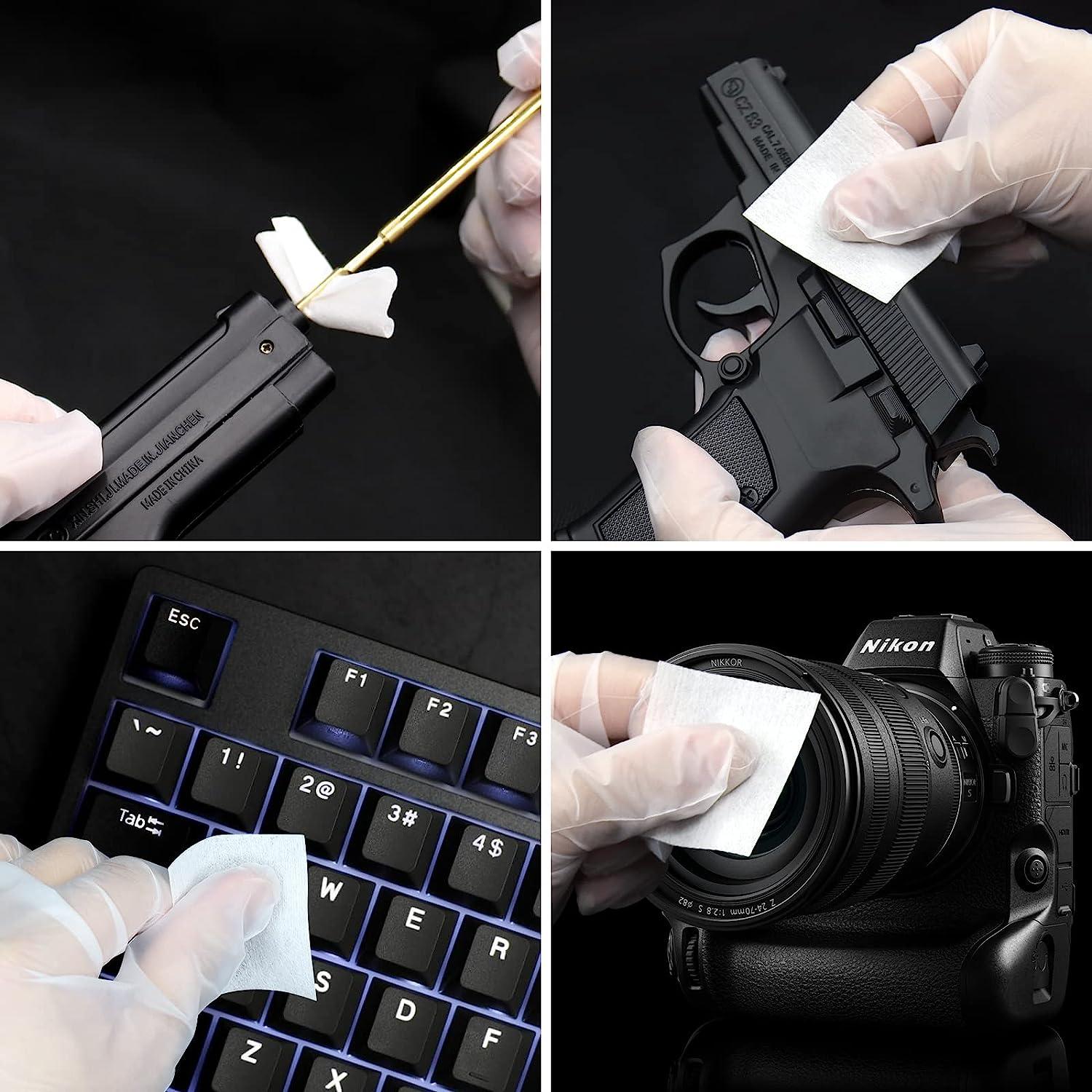 ILANSIN Two Boxes Gun Cleaning Patches Totaling 3000 Pieces,2"x2" Lint