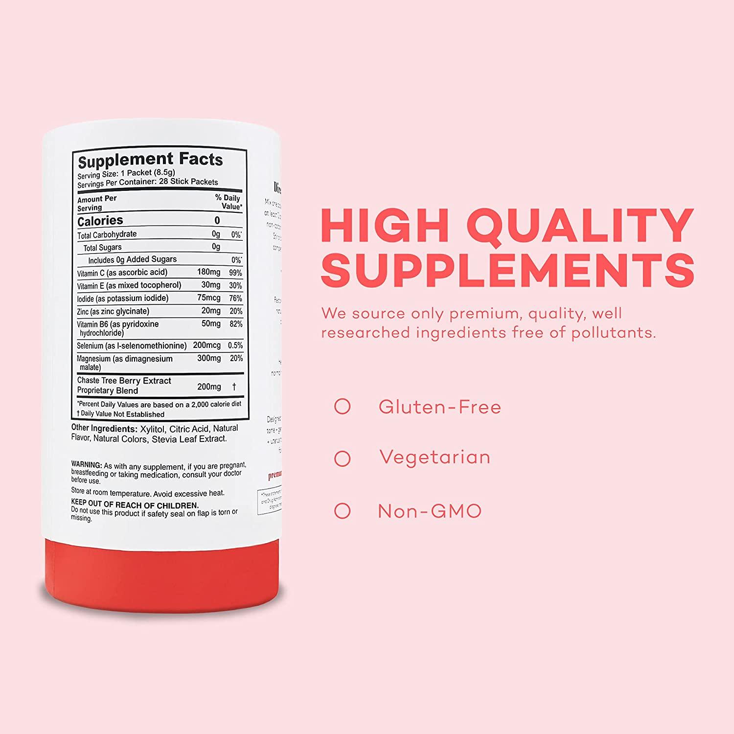 Premama 28 Day Birth Control Cleanse Berry Drink Mix 8.4 oz ( 238 g)